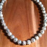 Kiwi Jasper Sterling Silver Beaded Necklace Photo 4