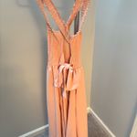 SheIn Pink Open Back A-Line Dress Photo 3