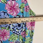 IBKUL Dress Womens XL Blue Floral Golf Active Sleeveless UPF 50 Sun Zip Pockets Photo 6