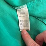 Soft Surroundings Aerin Green Shirt w/ Tortoise Buckle Sleeve - Size Lar… Photo 10