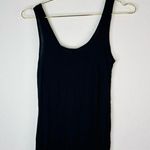 Black Flowy Tank Dress Photo 5