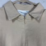 Hyacinth House Sand Zip Denim Mini Dress Size Small Tan Photo 6