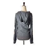 Iceberg Sweater Women Small Gray Wool Blend Knit Argyle Hooded Pullover Vintage Photo 1