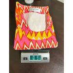 NWT Skirtin Around Zig Zag Print Dress Size 8 Pink Orange Yellow 100% Cotton Photo 12