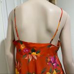 Victoria's Secret Victoria’s Secret Orange Floral Babydoll Slip Photo 3