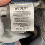 AGOLDE  Riley Short Light Wash Button Fly Distressed Cutoff Denim Shorts Photo 3