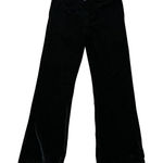 Betabrand Classic Dress Yoga Pant Black Velvet W0104-BAV Size XL Dressy Holiday Photo 0