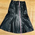 Marc New York  Faux Leather Belted Flare Skirt  Photo 1