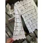 PQ Swim Noah Lace Tunic Cover Up Water Lily Womens Size XS/S White Photo 7