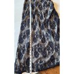 Tadashi Shoji  Gown Sz 6 Navy Lace Floral Overlay Formal Mother Bride/Groom Prom Photo 4