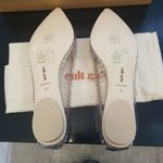 Cult Gaia ππ Leena Pointed Toe Transparent Vinyl Cage Flats ~ Clear EU 38 NWT Photo 13