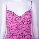 Free People NEW‎ Intimately  Caught Up Printed Slip Dress, Pink, Large Photo 4