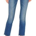 Trave Bradshaw Low Rise Slim Crop Jeans in Sweet Emotion Size 28 Frayed Hem Blue Photo 0