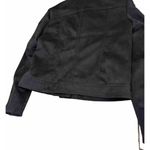 Philosophy Black Juniors Motorcycle
Moto Jacket Large Faux Suede Photo 2