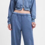 Madhappy  x Gap Blue Set Cropped Mad Hoodie and Straight Leg Sweatpants New Photo 0