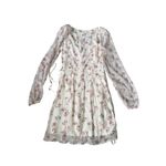 Abercrombie & Fitch Floral Sheer Long Sleeve Button Down Dress Sz XXS Photo 2