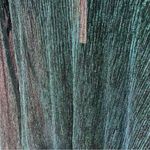 MINKPINK NWT Green Sheer Long Sleeve Shirt Blouse Metallic Shimmer Astrid Top Photo 2