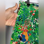 Vintage David Smith Farming Harvesting All Over Print Art to Wear Wrap Skirt Green Size 8 Photo 2