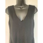 MAAC London V Neck Cut Out Swing Dress Black Photo 2