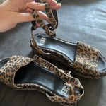 GB new  gianni bini leopard cheetah espadrille platform sandals size 7.5 Photo 2