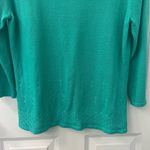 Sag Harbor  sweater women’s small blue green vintage Photo 2