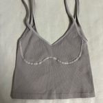 Free People ⭐  Intimately Ribbed Seam Brami – Gray – Size M/L ⭐ Photo 1