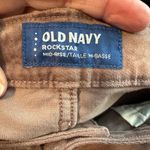 Old Navy  Rockstart Mid Rise Skinny Velvet Jeans Mauve Purple 16 Photo 4