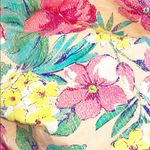 Mossimo Peach Summer Floral Strapless Mini Dress Size M Photo 2