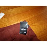 New York & Company 7th Avenue Design Studio brown wide leg crop 14 NWT $69.95 Photo 2