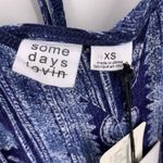 Somedays Lovin  Blue Batik Print Lightweight Dress Size XS New Photo 3