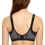 Wacoal Grey Heather Underwire Sport Bra 855229 Photo 2