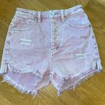 Free People Purple Jean Shorts Photo 0
