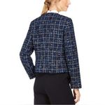Apt. 9 NWT . Blue. Tweed Jacket With Silver Black White Photo 2