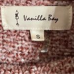 Vanilla Bay Women’s‎  Size Small Burgundy Faux Sherpa Sweatshirt Front Snaps Photo 4