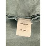 J Jill Love Linen‎ Women's XL Button Up Shirt Dusty Blue Long Sleeve Shirt Top Photo 4