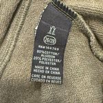 NEW LANY women's 26/28 (3X) lace up thick pullover hoodie sweatshirt green/black Green Photo 2