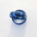 New blue tone‎ stainless steel ring size 7 Photo 2