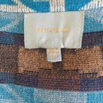 Skies Are Blue  Cardigan Small Multicolor Open Front Boho Sweater Photo 3