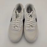 Nike Women's Air Max 90 White w/ Black Swoosh Sneakers Size 7 Photo 3