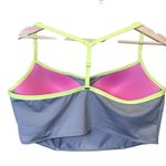 Active USA Victoria’s Secret Ultimate Push up Corset Gray Yellow Sports Bra New Size XXL Photo 7