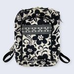 Vera Bradley Night & Day (Summer 2010) Black White Large Laptop School Backback Photo 0