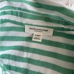 BeachLunchLounge  Green striped button down Photo 4