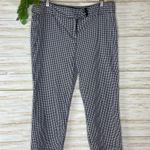 Loft Ann Taylor Blck and White Gingham Checkered Marisa Cropped Pants Photo 2