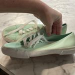 Old Navy NWT sz 7 Mint Green Canvas Sneakers Photo 0