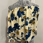 One Clothing One Love Clothing Sz: M Off Shoulder Top Blouse Floral Tie Sleeves Lightweight. Photo 1