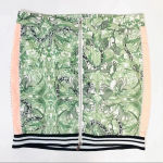 Guess  Reese Snake & Vine Print Front Zipper Stripe Hem Mini Skirt Size 2 XS Photo 8