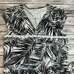Old Navy  Women's Short Cap Sleeve Wrap Dress Black White Grey ST S SM Small TALL Photo 13