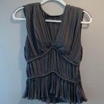 ZARA Black Pleated Top Photo 0