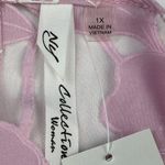 Ny Collection  Women's Pink Shirt/Blouse Size 1X SKU 4536 Photo 4