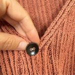 Lulus Orange Oversized Ribbed Boho Sweater Womens M Flare Sleeve Beachy Casual Photo 1